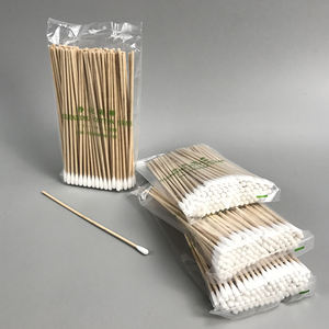 Huby <span class=keywords><strong>CA</strong></span>-006 Substituição de Bastões de Algodão de 6 Polegadas com Ponta Única Descartáveis para Limpeza Industrial com Cabo de Madeira - Product Image 4