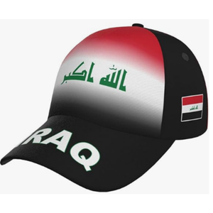 Casquette de baseball nationale Irak 2026 <span class=keywords><strong>pour</strong></span> hommes et femmes, casquette de camionneur réglable <span class=keywords><strong>pour</strong></span> le sport, la course et les voyages - Product Image 1