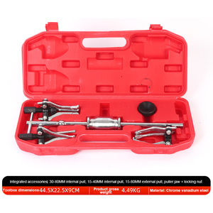 3-Jaw Inner/Outer Bearing <b>Puller</b> Set, Heavy Duty Slide Hammer <b>Puller</b> Kit for Automotive Bearing Removal - Product Image 4