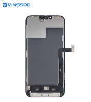 Écran OLED LCD souple pour iPhone 13 Pro Max, remplacement d'écran d'origine, vente en gros, adaptateur de réparation avec garantie d'un an
