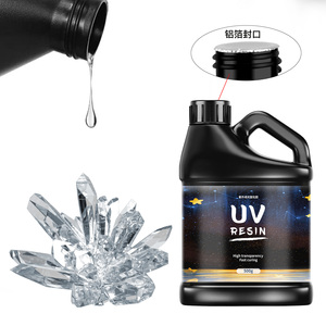 Resina Epoxi Transparente <span class=keywords><strong>para</strong></span> Grabado Láser, Adhesivos DIY, Resina Epoxi AB, Sellador de <span class=keywords><strong>Silicona</strong></span>, Resina UV Cristal de 1kg - Product Image 2