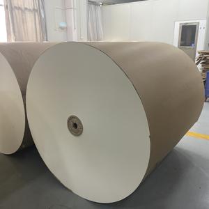 Rouleau de papier enduit de PE blanc et kraft, imperméable, double face, biodégradable, alimentaire, écologique - Product Image 4