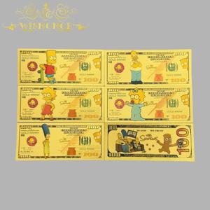 ชุดสะสมธนบัตรพลาสติกพิมพ์ลายการ์ตูนซิมป์สัน ฉบับพิเศษปี 2026  ประดับด้วยฟอยล์ทอง - Product Image 5