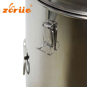 304ss hoặc 201ss thiết bị nghề nuôi ong thép không gỉ mật ong lưu trữ xô mật ong bể lọc với lọc - Product Image 4