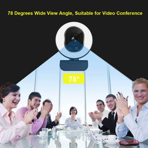 <span class=keywords><strong>Webcam</strong></span> HD rotative haute définition 1080P 720P <span class=keywords><strong>Webcam</strong></span> avec anneau lumineux micro omnidirectionnel pour PC portable - Product Image 6