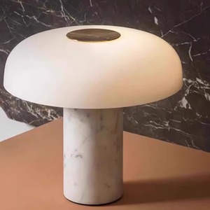 Modern Minimalist Marble Table <b>Lamp</b> E27 <b>LED</b> 220V Switch Control Living Room Bedroom Side <b>Light</b> - Product Image 1