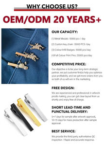 カスタムロゴタイピンステンレススチールメンズネクタイシャツクリップゴールドブラックシルバー仕上げウェディングギフト用 - Product Image 2