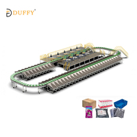 Duffy Custom Warehouse E-Commerce Express Scanning Máquina de clasificación de banda cruzada Máquina de clasificación de paquetes DWS para empresa de logística