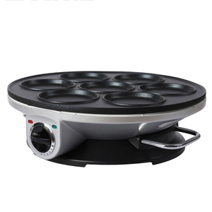Máquina eléctrica para hacer hamburguesas de huevos asados, pasta de frijoles rojos, máquina para hacer pasteles, horno de crepé Dorayaki, tortitas, bistec, tortilla, sartén EU - Product Image 2