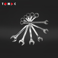 Jeu de clés à douille combinées métriques professionnelles TOMAC de 6 pièces - Tailles 34, 36, 38, 41, 46, 50 mm