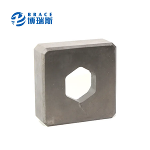 Lames de broyeur à arbre unique en carbure de tungstène vierge haute dureté YG6C/YG8C pour le recyclage du plastique et du caoutchouc, rotor carré - Product Image 6