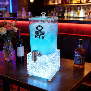 Distributeur de bière Pearl 3L, forme rectangulaire, éclairage LED, alimentation par prise, pour bar et fêtes - Product Image 2