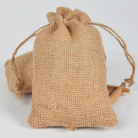Sacs en jute personnalisables avec logo, écologiques et naturels, pour grains de café, plantes, pommes de terre, sacs cadeaux en toile de jute avec cordon de serrage