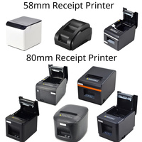 Printer Thermal Receipt Mnin POS Nirkabel BT Desktop Cetak Langsung 58IIH 57.5mm 90mm/s Grosir, Tersedia untuk Usaha Kecil