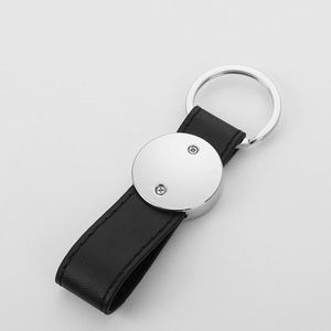 Llaveros de Cuero PU Personalizables con Logotipo Metálico, Imprimibles por Transferencia de Calor, para Venta al Por Mayor - Product Image 4