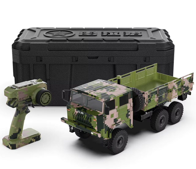 1/10 Rlaarlo HongYan HY6 RC Truck 6WD Brushed Off-Road Car 2-Speed Gearbox 35min Runtime Remote Control Car