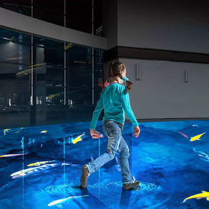 ผนังกระเบื้องดิจิตอลแบบอินเทอร์แอคทีฟสำหรับเล่นเกมวิดีโอเวทีเต้นรำแผงผนังแบบสัมผัส - Product Image 2