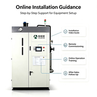 Pasteurisateur de lait industriel intelligent Palerton 300-2000 kg/h en acier inoxydable avec chaudière à vapeur superchauffée à gaz