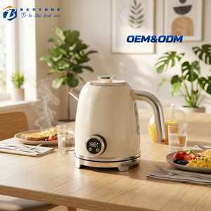 Bouilloire électrique intelligente 1,0 L en acier inoxydable avec affichage numérique de la température 40 ° C-100 ° C pour la cuisine à domicile - Product Image 1