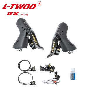 LTWOO R8000 Groupe de <span class=keywords><strong>vélo</strong></span> de route 12 vitesses avec dérailleurs avant et arrière en matériau carbone Dérailleurs à disque <span class=keywords><strong>hydraulique</strong></span> Manettes de vitesse - Product Image 1