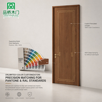 Porte en bois peinte, porte intérieure durable pour une vie durable et des projets de construction écologique