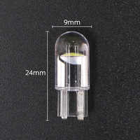 Ampoule LED T10 168 2825 W5W haute luminosité transparente 194 LED, rouge, pour éclairage intérieur de voiture, plafonnier, carte, coffre, plaque d'immatriculation