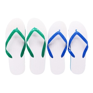 Wholesale <b>Cheap</b> Africa Style Flip Flops Green Strap Sandwich Sole Beach Sandals Durable PE Rubber <b>Slippers</b> Factory Bulk Supply - Product Image 2