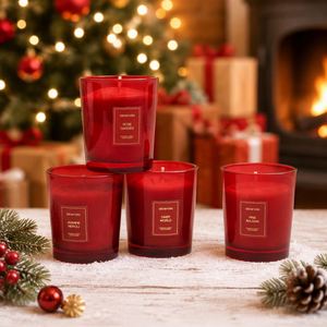 Ascena Christmas <b>Advent</b> <b>Calendar</b> <b>Candle</b> Gift Set Soy Wax Scented <b>Candles</b> in Glass Jars - Product Image 3