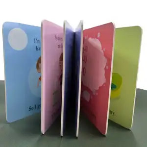 Livro de Placa Eco Impressão sob demanda Livros infantis Livros infantis Papel de arte Capa dura Impressão em papelão