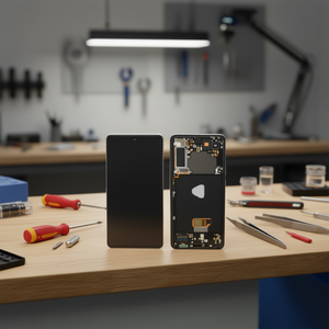 หน้าจอ LCD และทัชสกรีนแท้รุ่นดั้งเดิมสำหรับ Samsung Galaxy S21 Plus 5G G996B สีเงิน - Product Image 2