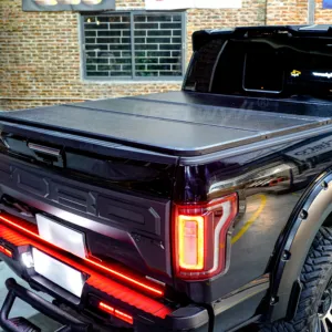 BESTWYLL 4X4 Accessories Aluminum Pickup Truck Tonneau Bed 3 Foldable Tri-Fold Folding Hard Tri Fold Cover For Ford F150 Z09