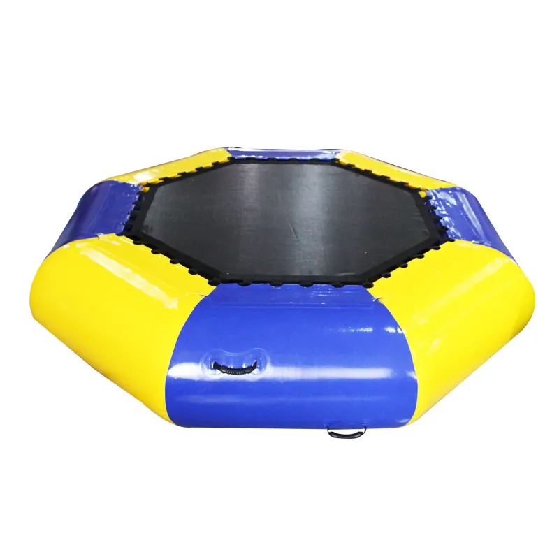 Inflatable splash padded jump bouncer platform sungear water trampoline
