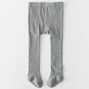 Collants en coton pour bébés filles, collants tricotés pour tout-petits, leggings unis à haute élasticité pour le printemps et l'automne - Product Image 5
