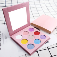 Poudre de maquillage DIY scintillante et imperméable pour les yeux, couleur mate, pour emballage