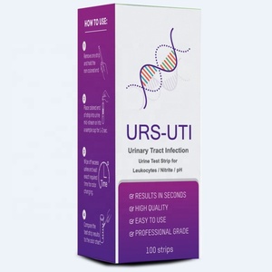 <span class=keywords><strong>Bandelettes</strong></span> de test d'urine en plastique réactif à usage domestique manuel 3 paramètres Appareil d'examen de l'acuité visuelle pour les infections <span class=keywords><strong>urinaires</strong></span> - Product Image 4