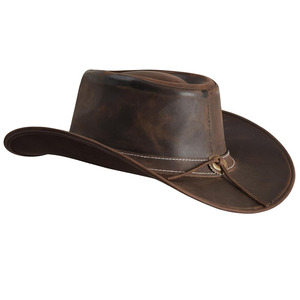 Sombrero de Vaquero de Cuero de Primera Calidad, Unisex, Marca Privada, Superventas, Estilo Clásico, Hecho en Pakistán - Product Image 5