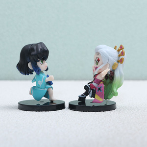 Figurines miniatures Demon Kimetsu Kamado <span class=keywords><strong>Nezuko</strong></span> Kanroji en PVC, 5 cm, lot de 6, figurines d'anime, jouets à collectionner en boîte Gachapon - Product Image 2