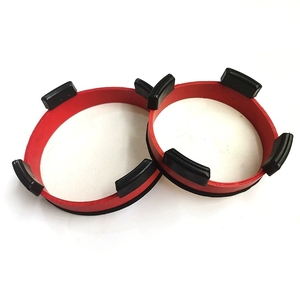 Wholesale Red Painted Floor Hand <b>Drum</b> With Anti-slip Support Feet And Sheepskin Drumhead For Children Performance - Product Image 3