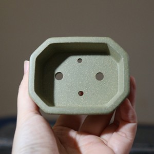 Maceta Rectangular Miniatura de Zisha Hecha a Mano, Tamaño Palma, para Bonsái - Product Image 3