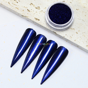 Pigments super scintillants à changement de couleur <span class=keywords><strong>noir</strong></span>-bleu pour vernis à ongles et peinture <span class=keywords><strong>aquarelle</strong></span> - Product Image 5