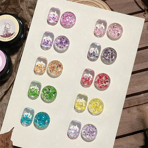 AILANUO Peinture gelée aux fleurs séchées 12 couleurs, agent de polissage pour la création de couleurs en une seule étape et gel de peinture fluorescent - Product Image 1