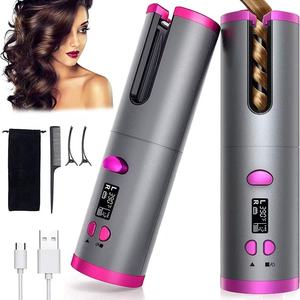 เครื่องม้วนผมอัตโนมัติไร้สายแบบพกพา ชาร์จด้วย USB ขนาดเล็ก - Product Image 5