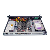 Motherboard Mini-ITX 1U 250deep Mid Tower dengan Kipas dan Catu Daya FLEX, Router Lunak, Firewall ROS, Sistem Kontrol Industri ITX