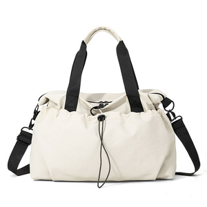 Sac de sport à cordon de serrage pour séparation sec/humide, idéal pour hommes et femmes, sac de voyage court, sac de voyage d'affaires extensible - Product Image 4