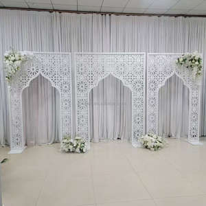 Nikaha töreni dekoratif demir standı geleneksel müslüman Nuptials Metal standı düğün zemin sahne dekor için - Product Image 1