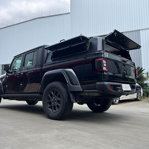 Auvent en aluminium pour camionnette Jeep Gladiator Hardtop, hauteur mi-haute, 3 portes, personnalisé, universel, pour plateau plat, couverture de benne rigide - Product Image 6