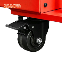 Simulateur de route pour châssis de voiture SAMFD 4000 kg, machine d'essai de route accidentée en acier inoxydable, professionnel pour atelier de réparation automobile
