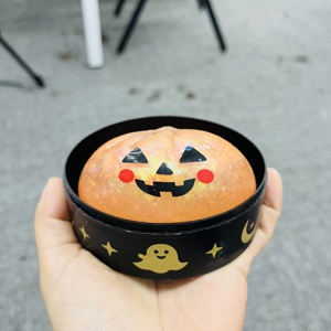 Giocattoli Squishy a Forma di Dumpling di Zucchero Maltosio che si Illuminano al Buio, Design Halloween, a Lenta Risalita, Antistress, da Spremere - Magazzino USA - Product Image 4