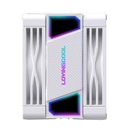 Refroidisseur de processeur LOVINGCOOL Tower avec ventilateur de 120 mm, finition miroir, éclairage ARGB supérieur, flux d'air élevé, pour configurations PC gaming, vente en gros, livraison rapide, OEM ODM