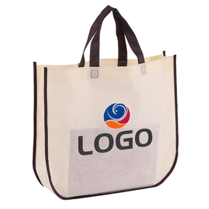 Bolsa <span class=keywords><strong>de</strong></span> compras plegable con estampado personalizado <span class=keywords><strong>de</strong></span> <span class=keywords><strong>tela</strong></span> no tejida blanca - Product Image 2